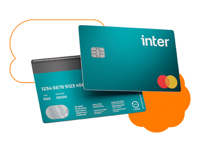 Imagem do cartão de crédito empresarial do Inter.